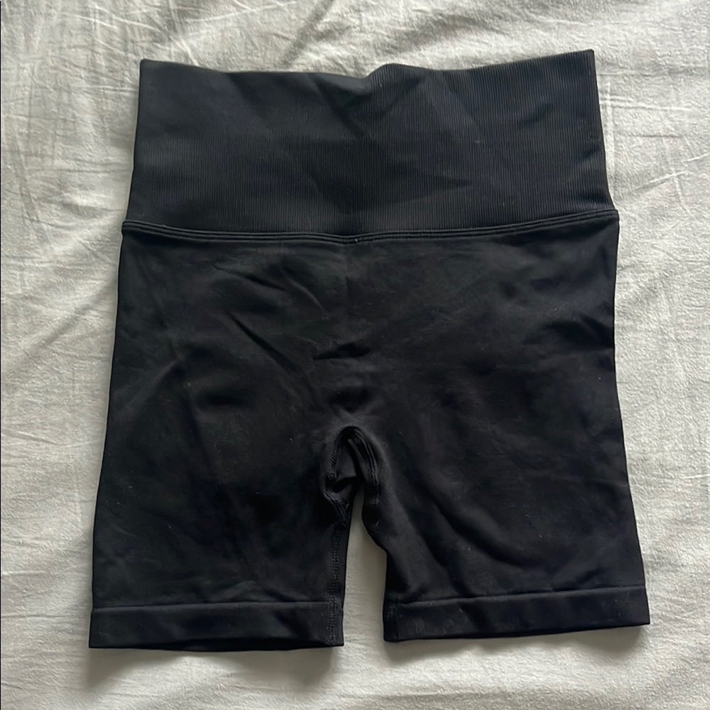 Black Women's High-Waisted Shorts